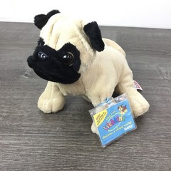 Webkinz PUG Dog With Tags And Play Code HM105 Retro Early 2000s Plush