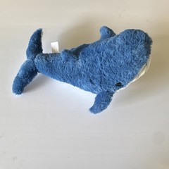 Blue White Whale Medium Plush Stuffed Animal Toy Soft 14-24 in
