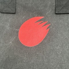Plushie Dreadfuls Night Terrors Tote Bag Black Red Reusable Shoulder