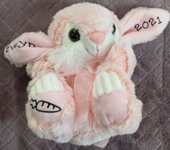 Tom’s Toys International Pink Bunny Rabbit Plush Stuffed Animal 5″