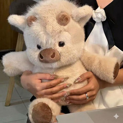 17.7in Cute Pig Plush Toy Soft Stuffed Animal Pillow Kids Birthday Gift