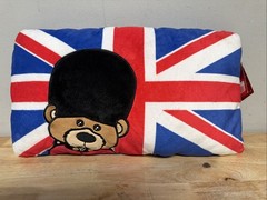 Britain Keel Toys London Guardsman Bear 15.5” Plush Cushion Pillow New With Tag