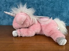 Aurora Libby Lu Pink Unicorn Horse Plush Wings Fairy Catapiller early 2000s