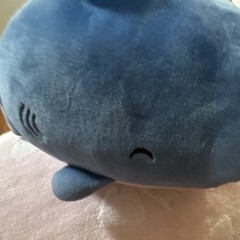 Blue Shark Plush Stuffed Animal, Washable Soft Toy, Small 6-14 in