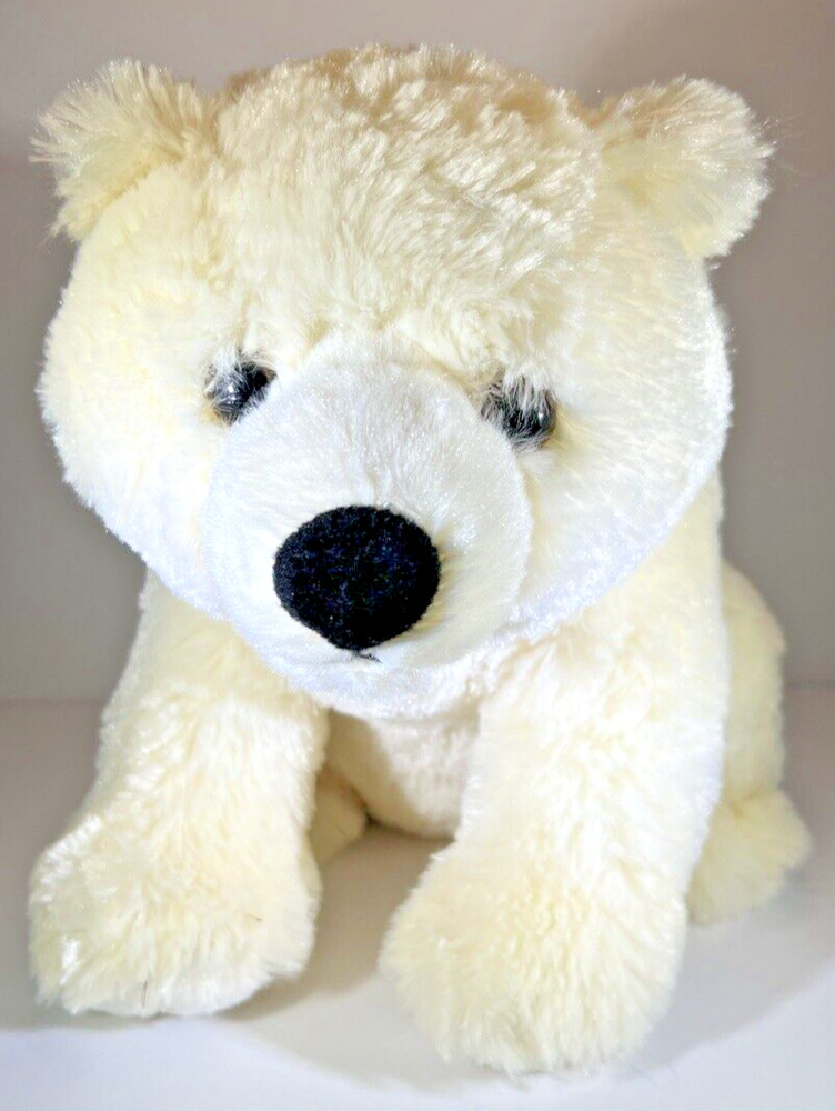 Destination Nation Polar 🐻‍❄️ Plush Natural Off-White Realistic Stuffed Animal