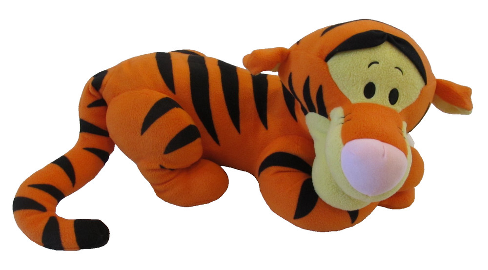 Disney Fisher Price 2001 Lounging Tigger Jumbo Plush Pillow Mattel Winnie Pooh