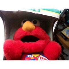Vintage 1996 Tyco Sesame Street Tickle Me Elmo Talking Plush Toy 62715 Box READ