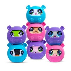 Littlest Pet Shop Surprise Reveal Collectible Plush Pets, 1 Assorted Color, NEW