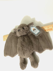 Jellycat Medium Bashful Bat Plush Gray – Retired – NWT