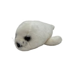 SeaWorld White Harp Seal Pup Plush Stuffed Animal Toy 2013 Souvenir