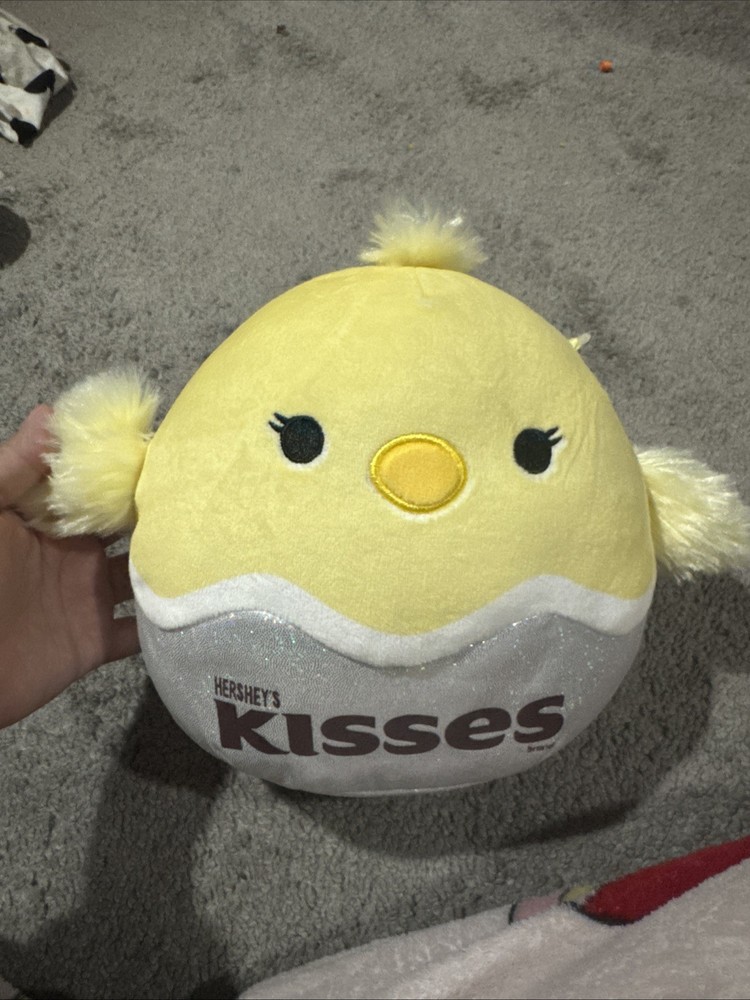 Squishmallow Hershey’s Kisses AIMEE 8″ Easter Chick Plush New