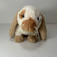 Ganz Webkinz Holland Lop Bunny Plush Stuffed Animal Tan White HM632 No Code Rare
