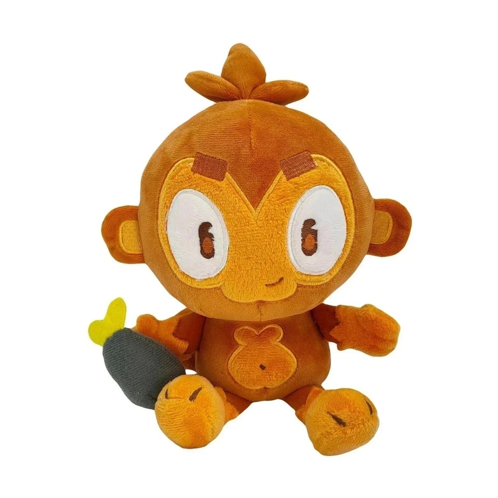 20cm Dart Monkey Plush Toy, Bloons TD Monkey Stuffed Doll, Cute Game Gift**