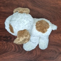 First & Main Lankydoodle White Tan Brown Plush Dog Soft Long Legs Big Paws 3154