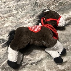 Calgary Stampede Creature Comforts Horse Plush Toy With Red Halter And Bandana