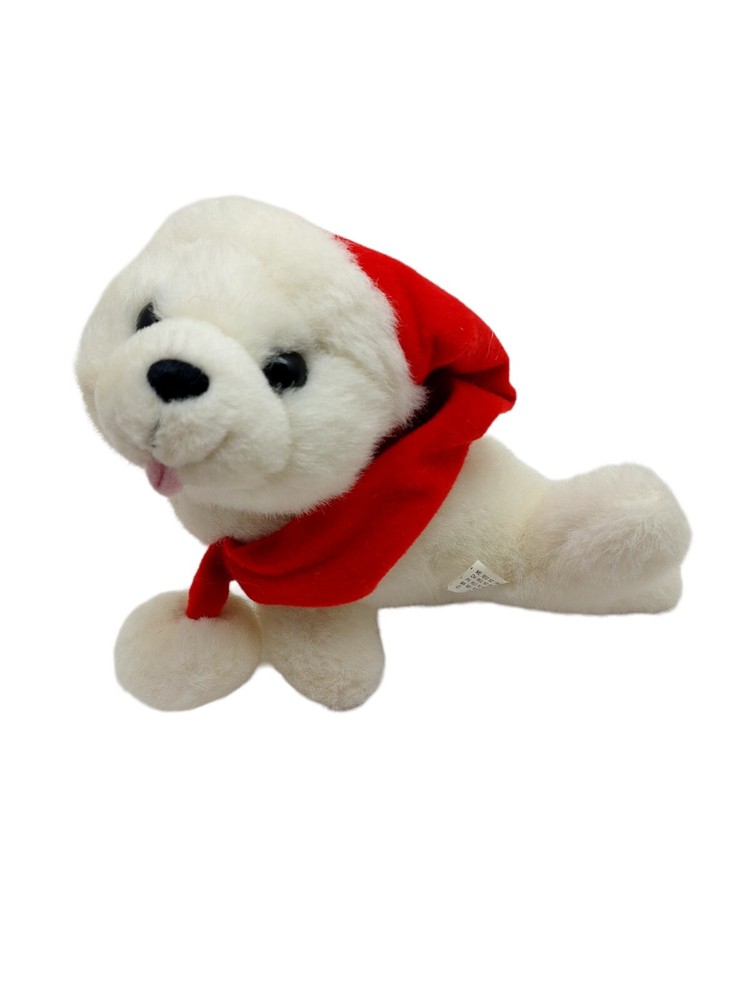 House of Lloyd Santa’s Little Seal white Plush 7″ Stuffed Animal 1993