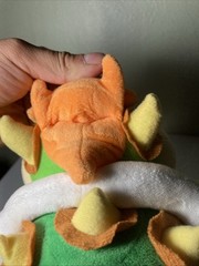 Rare Vintage Sanei Super Mario Bowser Plush 10” SE601-168 Japan Tag Nintendo