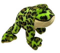 Gantz Lil’ Kinz Bullfrog Webkinz Plush Stuffed Animal Toy Green Frog No Code