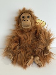 Aurora Hairy Orangutan Plush Monkey Sumatran Stuffed Animal With Tag