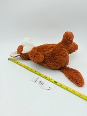Manhattan Toy Woodlanders Plush Fox Orange Chunky Belly Floppy Stuffed Toy