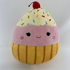 Squishmallow 8″ Clara Pink Cupcake Cake Dessert Food Foodie Plush Kellytoy
