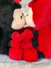 Vintage Toys R Us Animal Alley Plush Magnetic Kissing Ladybugs