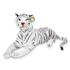 Melissa Doug Giant Siberian White Tiger – Lifelike Stuffed Animal