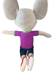 Chuck E Cheese Chuckle Pizza Mouse Doll 30-33 Inch XL Plush Rare Item