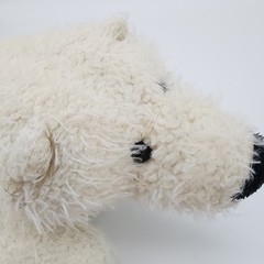 Ganz Webkinz Polar Bear Plush 8″ White Terry Stuffed Animal Toy No Code HM116