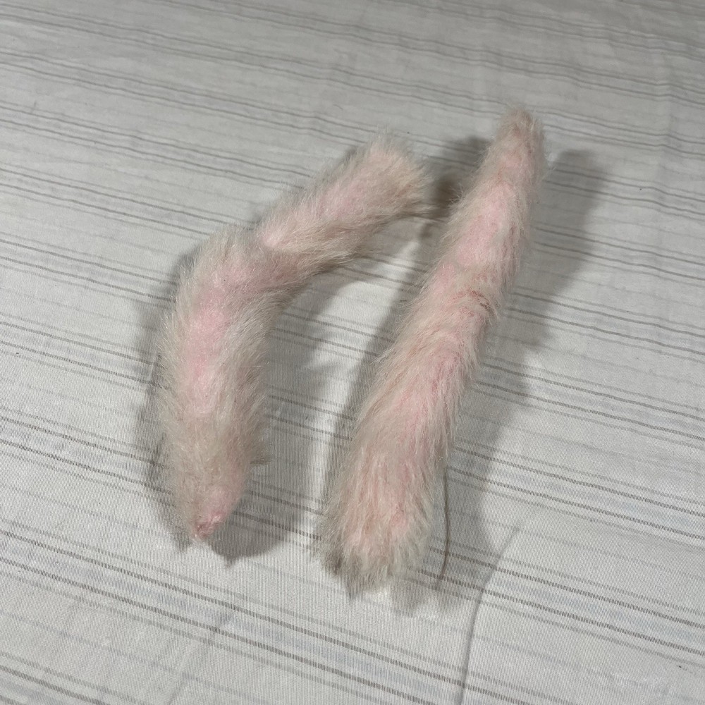 Vtg 1987 Kenner KPT Furrever Friends Clip N Tails Pink Kitty Cat Fluffy Tail F1