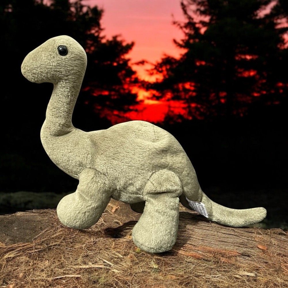 Peponi Beanosaur Andy 9″ Plush Apatosaurus Dinosaur 2001 Green Nursery Vintage