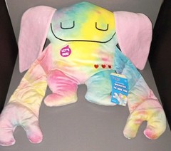 Weighted Plush Toy Machine Washable Calming Stuffed Sprinx Pastel Tie-dye & Pink