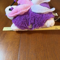 Pillow Pets Pee Wee Fluttery Butterfly Plush Pillow Travel Friendly Stuffed Toy