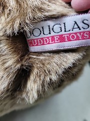 Vintage Douglas Snap-On Tools 25” Christmas Bear Plush Stuffed Animal Toy
