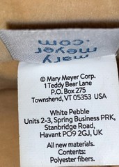 Mary Myers Hippy Bunny Plush 12” EUC