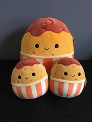 Squishmallows Nestor the Chicken Nugget Bundle Set of 3 Brand New with Tags
