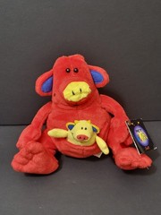 Bestever 1997 Pet Alien Big Tunder Little Tunder Plush Vintage With Tag VWT NWT