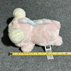 SAN-X Rilakkuma *Korilakkuma Baby Dinosaur Lay Down Plush Bear 11” in Pink White