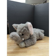 22 Inch Cudley Elephant Lying Down Gray Floppy Ear Walmart
