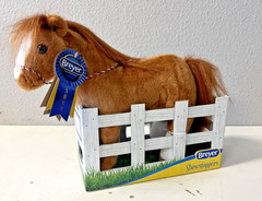 Aurora Breyer Showstoppers Quarter Horse 13″ Plush Stuffed Animal Toy NEW NIB