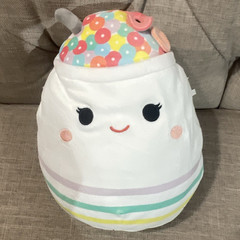 Squishmallows Lupi Cereal Plush White Multicolor Small 6-14 in Washable 2020