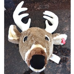 Carstens WML209 Plush Deer Trophy Head 20in H x 19in W x 12in L Free Shipping