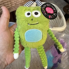 Make Believe Ideas The Very Hungry Worry Monsters Green Crinkle Plush With Tags