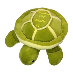 Sand 2 Surf Turtle Plush 9″ Panama City Beach FL Souvenir Stuffed Animal Green