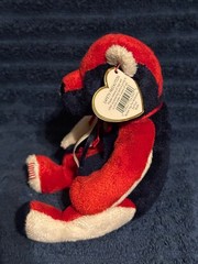 Ty Beanie Baby Patriot The Bear Fourth of July Stuffed Animal Plush Toy New NWT
