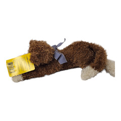2001 Animal Adventures Brown Cat Plush w/ Blue Bowtie 12″ Stuffed Animal