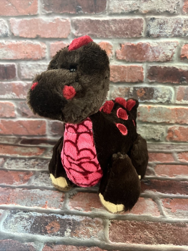GANZ Webkinz Cocoa Dinosaur Plush 8” Stuffed Animal HM338 No Code