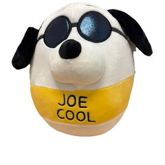 NWT Squishmallows Kellytoy Joe Cool Peanuts Snoopy Plush Toy Age 3 Yrs New