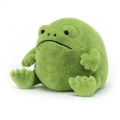 New Ricky Rain Fr-Og Plush Toy – Cartoon Stuffed Animal Doll Cute Emotional Supp