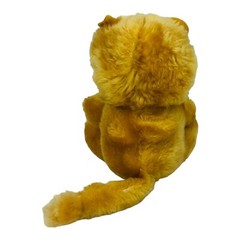 Vintage R Dakin Lion 5 Inch Plush Sitting Stuffed Animal Toy 1981